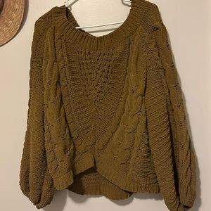 Express chunky knit sweater